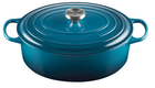 Garnek żaroodporny Le Creuset Signature turkusowy 31 cm (0024147294177)