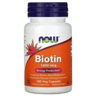 Биотин Biotin Now Foods, 1000 мкг, 100 капсул