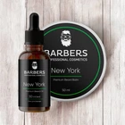Мужской набор для бороды Barbers New York (бальзам и масло) 80 мл