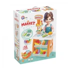 Игровой детский набор "Маркет" 0730TXK прилавок с полками, корзина, разные продукты Технок 0730TXK