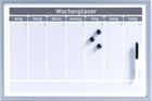 Tablica magnetyczna Zeller Wochenplaner z 3 magnesami 60 x 40 cm (4003368115153) 