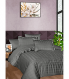 Комплект постельного белья Deluxe Satin Dark Series First Choice - First Choice - DLX-746 Royce Storm - Евро - Серый