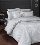 Комплект постельного белья VIP Moonlight Satin First Choice - First Choice - V.I.P-31 BUHARA WHİTE - Евро - Белый