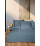 Комплект постільної білизни Jacquard Satin First Choice - First Choice - JS-265 Boris Dark Grey - Євро - Сірий
