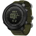 Чоловічий водостійкий спортивний тактичний з компасом годинник North Edge Apache Green 5BAR с компасом