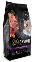 Корм для котов Savory Adult Cat Sterilised Fresh Lamb and Chicken