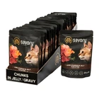 Влажный корм Savory для котят Ягненок с тыквой в желе 85 г
