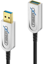 Подовжувач Кабелю PureLink Fiber USB-A - USB-A 10 m Silver (FX-I650-010)