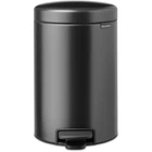 Бак для сміття з педаллю Brabantia NewIcon Pedal Bin 12 л, графітовий (233487)