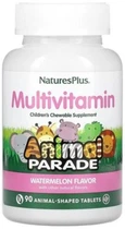 Витамины для детей Natures Plus Animal Parade Children's Multi-vitamin 90 tabs Арбуз
