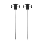 Колышки металические Naturehike NH21YW133 2 шт. 250 мм Black (6927595782675)