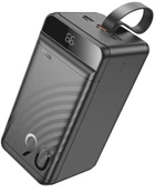 Павербанк PowerBank зі швидкою зарядкою HOCO J123D 90000mAh |3USB/Type-C, QC22.5W+PD20W| Чорний