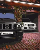 Картина по номерам 40х50 см. Гелендвагени AMG Оригами LW32060