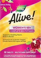 Мультивітамінний комплекс для жінок Nature's Way Alive! Women's 50+ Complete Multivitamin 50 таблеток (033674136621)