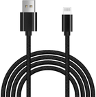 Кабель alkaya Speed Flex USB-A - Lightning 1m Black (CL-60004)