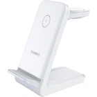 Бездротовий ЗП Choetech 15W 3 in 1 Wireless Charger Stand for Apple/Samsung Watch White (2000000264776)