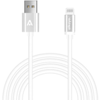 Кабель alkaya Speed Flex USB-A - Lightning 1м. White (CL-60028)