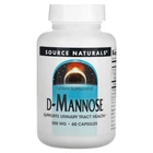 Натуральна добавка Source Naturals D-Mannose 500 мг Капсули