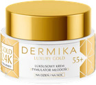 Krem-eliksir do twarzy Dermika Luxury Gold 24K 55+ 50 ml (5902046768157)