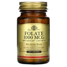 Фолієва кислота Solgar (Folic Acid Folate) 1000 мкг 60 таблеток