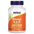 Омега 3-6-9 Now Foods (Omega 3-6-9) 1000 мг 100 капсул