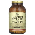 Цитрат кальцію з вітаміном Д3 Solgar (Calcium Citrate with Vitamin D3) 240 таблеток