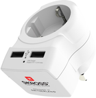 Мережевий зарядний пристрій Skross USB Europe to UK 7 A White (1.50028)