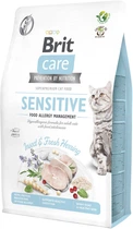 Сухой корм для кошек Brit Care Cat Grain Free Insect с пищевой непереносимостью с насекомыми и рыбой