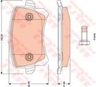 Дискові гальмівні колодки TRW (GDB1763)