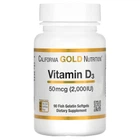 Вітаміни та мінерали California Gold Nutrition Vitamin D3 50 mcg, 90 рибних капсул