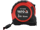 Рулетка 3 м x 16 мм со стальной лентой и нейлоновым покрытием YATO (YT-71070)