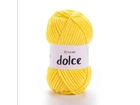 Пряжа YarnArt Dolce жовтий 100% мікрополіестр 120м 100г 5шт/уп 761