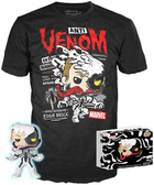 Подарунковий набір Funko Pop! & Tee Marvel Anti-Venom Exclusive Фігурка 9 см + Футболка Розмір M (889698367554)