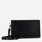 Сумка крос-боді через плече жіноча зі штучної шкіри Calvin Klein Minimal Hardware Crossbody Bag Чорна (8719856573195)