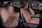 Накидки на сидіня PREMIUM Коричневий-Темний Комплект NAPOLI (700 115) Elegant