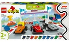 Конструктор Lego Duplo Автомобили для гонки и пилоты команд Формулы-1, 70 деталей 10445