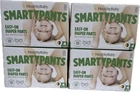 Набір з 4 упаковок підгузків-трусиків 4 розміру HealthyBaby SmartyPants organic преміум , 9-15 кг, 184 шт