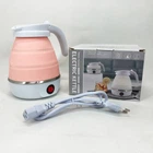 Электрочайник складной Travel Folding 600ml. Цвет: розовый AF-45