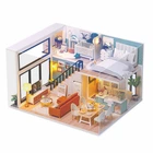3D Румбокс кукольный дом конструктор DIY Cute Room L-031-B/C Вилла "Комфортная жизнь"