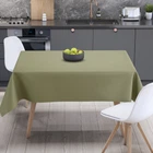 Скатерть водоотталкивающая Теп Panama Olive 150х200 см оливковый (С-04189_29835)