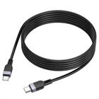 Кабель для зарядки Hoco X109 Type-C to Type-C Energy silicone charging data cable 2м Чорний