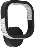 Світильник світлодіодний настінний LUMINARIA LED AKRILIKA SQUARE 22W 1S ON/OFF BLACK/CLEAR 220V IP20