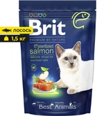 Сухой корм Brit Premium by Nature Cat Sterilised Salmon