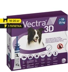 Протипаразитарні краплі Ceva Vectra 3D Сева Вектра 3Д для собак вагою 10-25 кг 1 піпетка (3411112281510)
