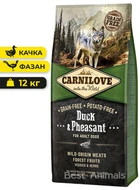 Сухий корм для дорослих собак Carnilove Duck&Pheasant