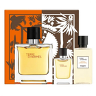 Zestaw męski Hermes Terre d'Hermes Woda perfumowana 75 ml + Miniaturka Woda perfumowana 5 ml + Żel pod prysznic 40 ml (3346131433162)