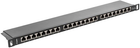 Патч-панель Lanberg 19" 0.5U 24 порти Cat 5e FTP Black (PPS5-0024-B)