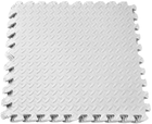 Мат-пазл EasyFit SwallowTail EVA 120х120х1 см татами ласточкин хвост для спортзала, единоборств, фитнеса тренировок, даянг, будо-мат EF-1950-W Белый