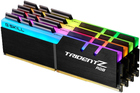 Pamięć RAM G.Skill DDR4-3600 32768MB PC4-28800 (Kit of 4x8192) Trident Z RGB (F4-3600C18Q-32GTZR)