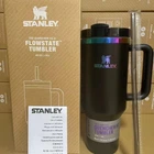 Термос термокружка Stanley Quencher H2.0 Tumbler из нержавеющей стали 1,18 л Black Chrome Collection KT6007826